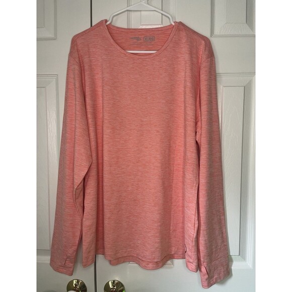 ReeL Life Orange/Pink Lightweight Long Sleeve Shirt Men XL - Picture 1 of 8